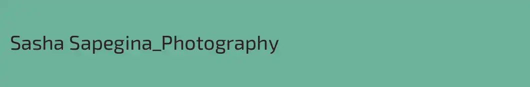 Sasha Sapegina_Photography